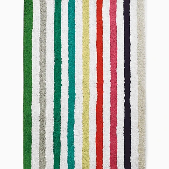 kate spade | Bath | Kate Spade Candy Stripe Bath Rug 2 X 34 Nwt | Poshmark